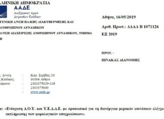 Πρόσκληση για ενίσχυση ΔΟΥ και ΥΕΔΔΕ για Ιούλιο, Αύγουστο, Σεπτέμβριο Πρόσκληση για ενίσχυση ΔΟΥ και ΥΕΔΔΕ για Ιούλιο, Αύγουστο, Σεπτέμβριο