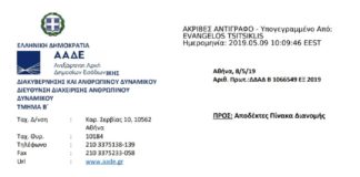 Πρόσκληση για στελέχωση του Κέντρου Είσπραξης Οφειλών (Κ.Ε.ΟΦ.) Αττικής