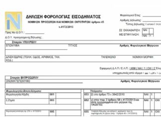 ΕΝΤΥΠΟ Ν: Πλήρης Οδηγός συμπλήρωσης δηλώσεων νομικών προσώπων φορολογικού έτους 2019