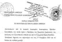 ΑΠΟΦΑΣΗ ΜΟΝΟΜΕΛΟΥΣ ΠΡΩΤΟΔΙΚΕΙΟΥ ΑΘΗΝΩΝ ΓΙΑ ΤΙΣ ΣΤΑΣΕΙΣ ΕΡΓΑΣΙΑΣ
