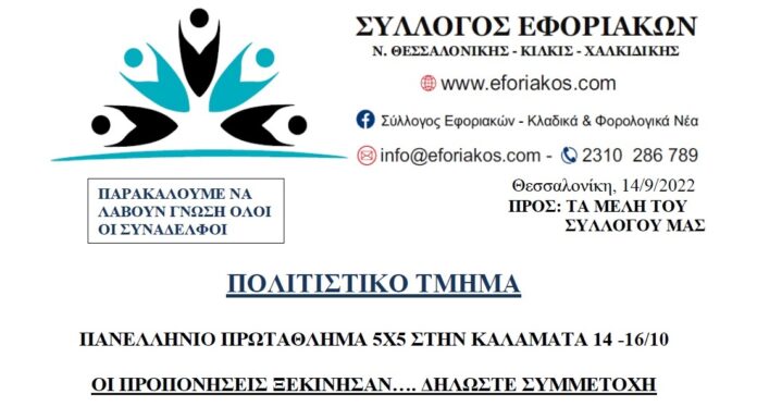 ΟΙ ΠΡΟΠΟΝΗΣΕΙΣ ΞΕΚΙΝΗΣΑΝ…. ΔΗΛΩΣΤΕ ΣΥΜΜΕΤΟΧΗ ΣΤΗΝ ΟΜΑΔΑ ΠΟΔΟΣΦΑΙΡΟΥ