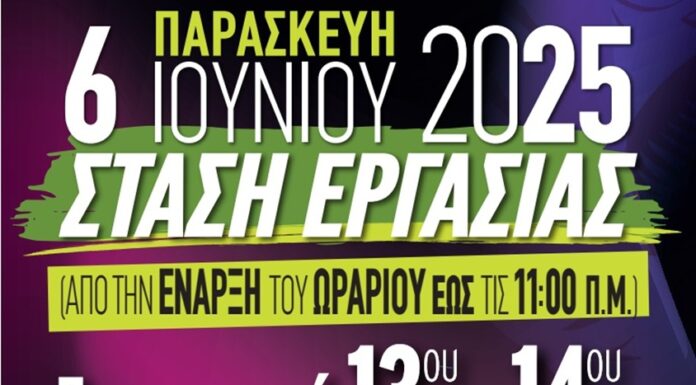 ΠΙΛΟΤΙΚΗ ΔΙΚΗ ΣτΕ για τα ΔΩΡΑ: ΣΥΜΜΕΤΕΧΟΥΜΕ ΜΑΖΙΚΑ ΣΤΗΝ ΣΤΑΣΗ ΕΡΓΑΣΙΑΣ 6.6.2025